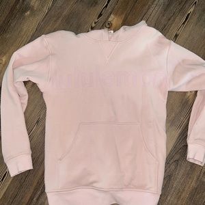 Light pink lululemon sweatshirt